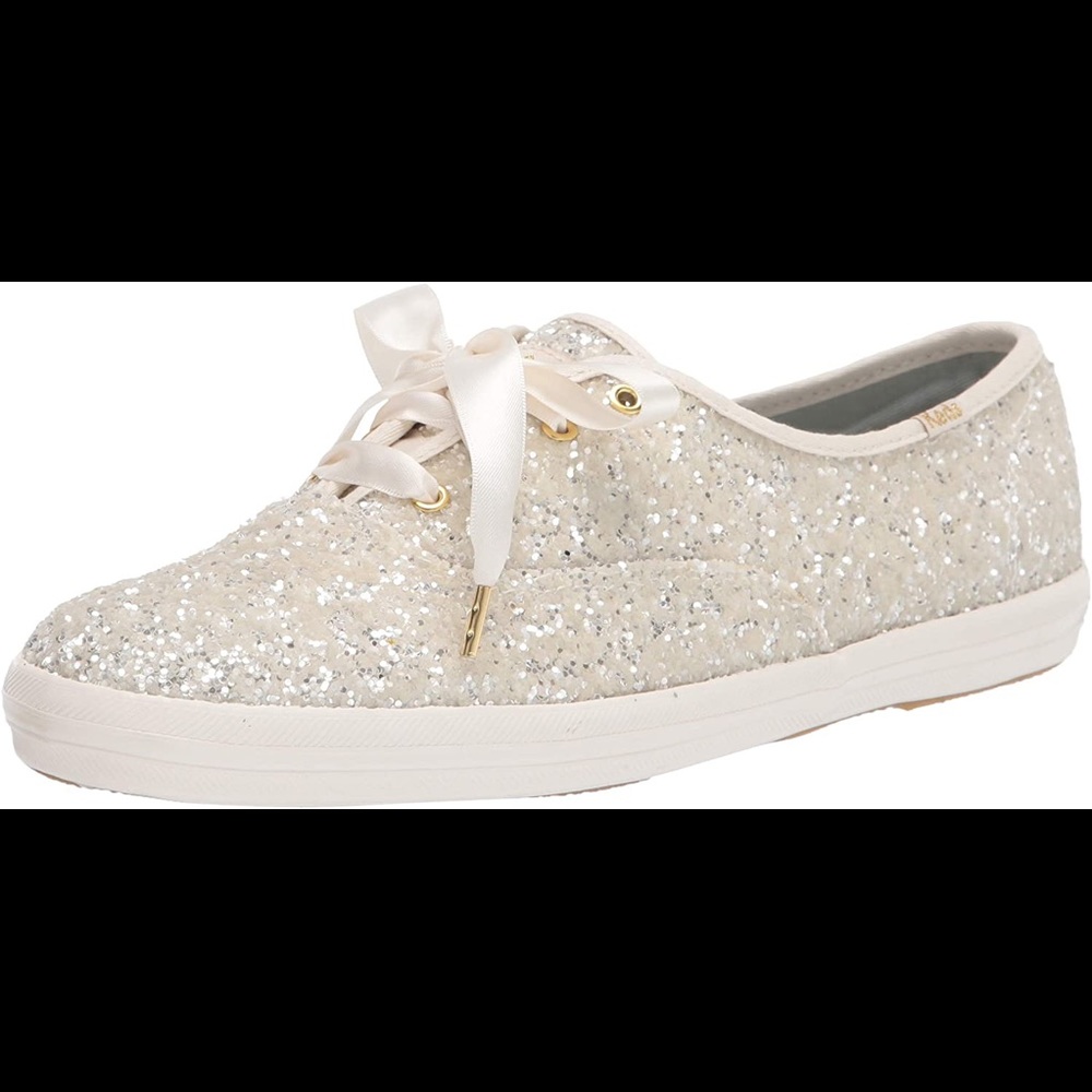 Kate Spade X Keds Sparkle Shoes in Cream